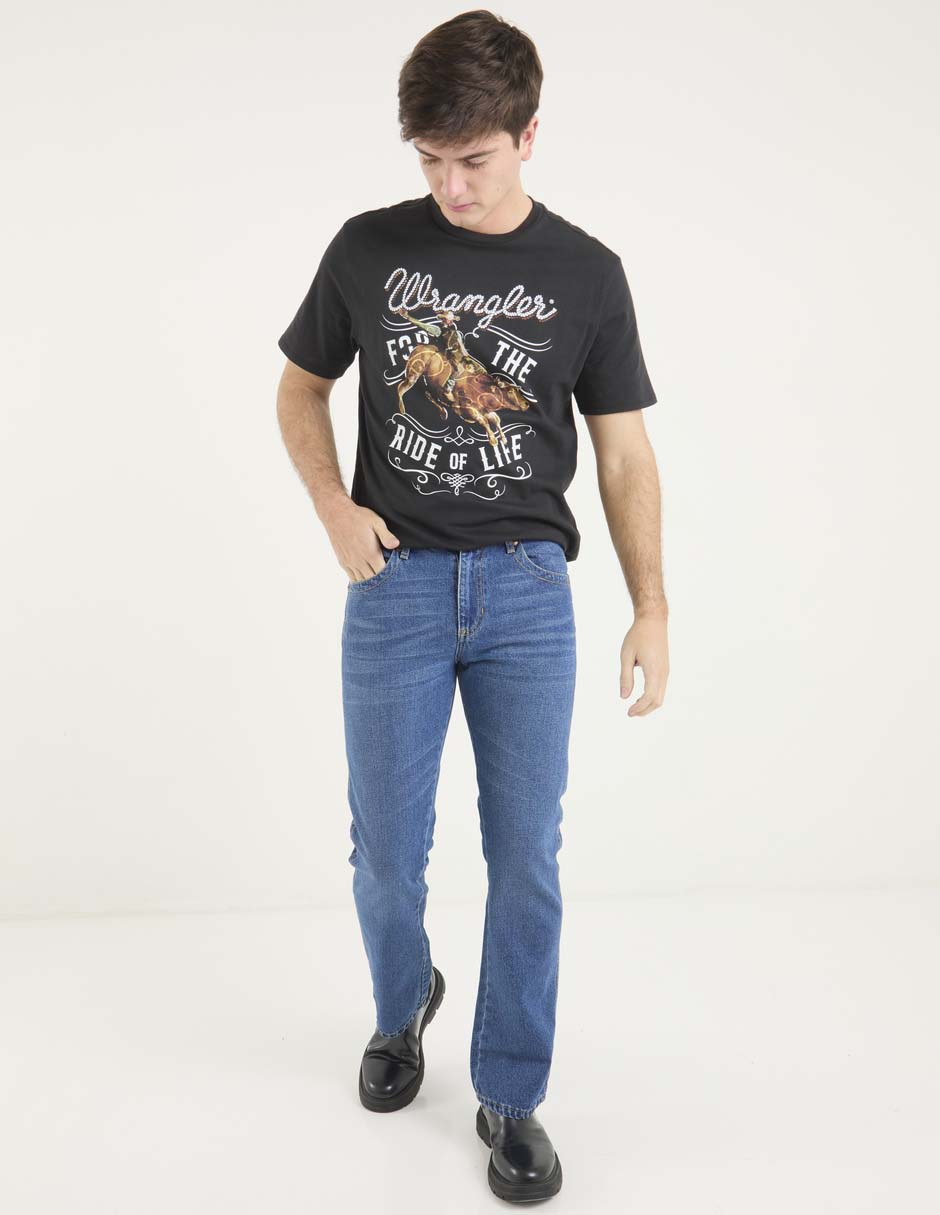 Jeans slim lavado medio para hombre 3