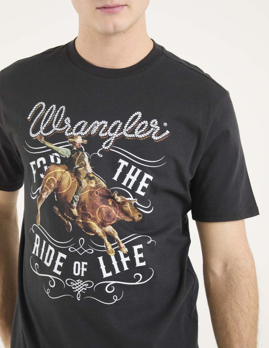 Playera cuello redondo para hombre 4