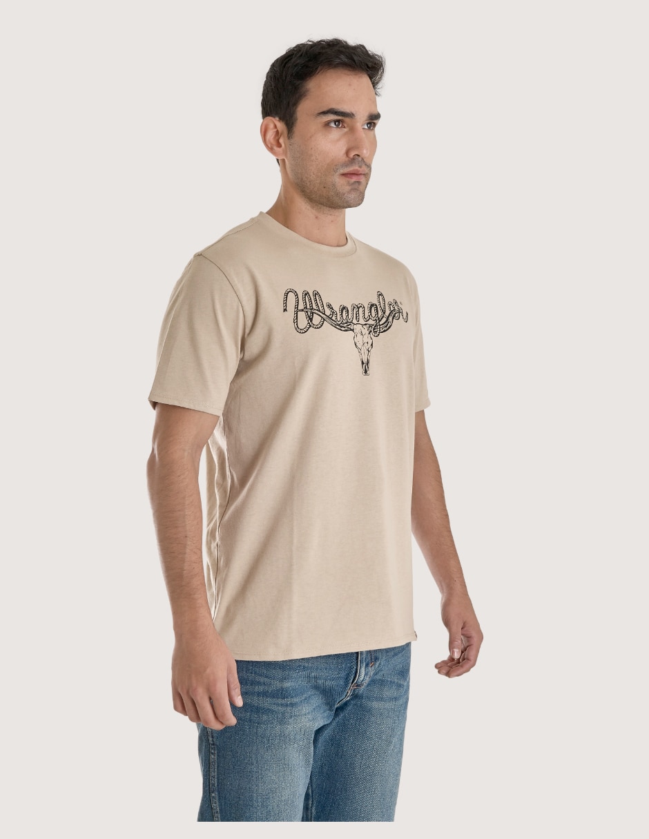 Playera cuello redondo para hombre 2