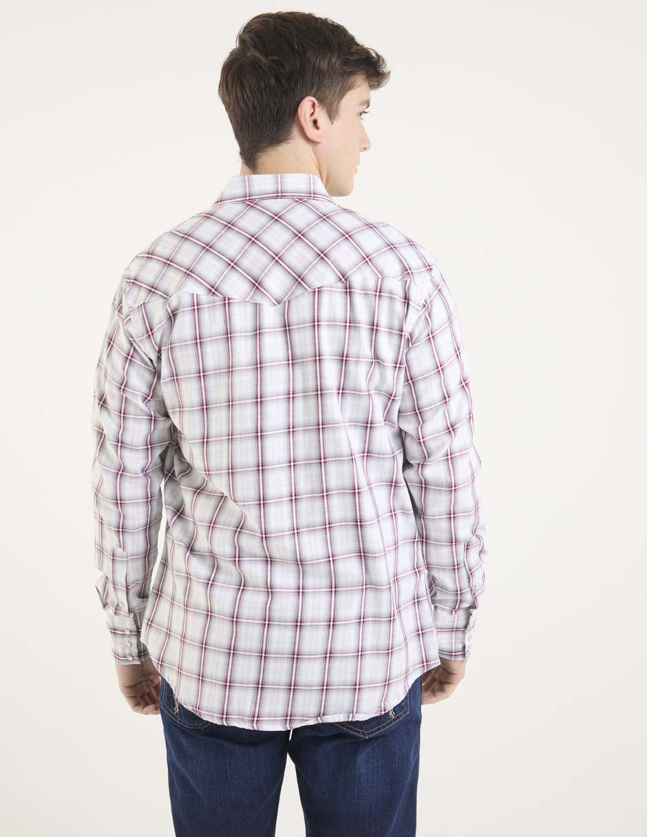 Camisa casual de algodón manga larga para hombre 2