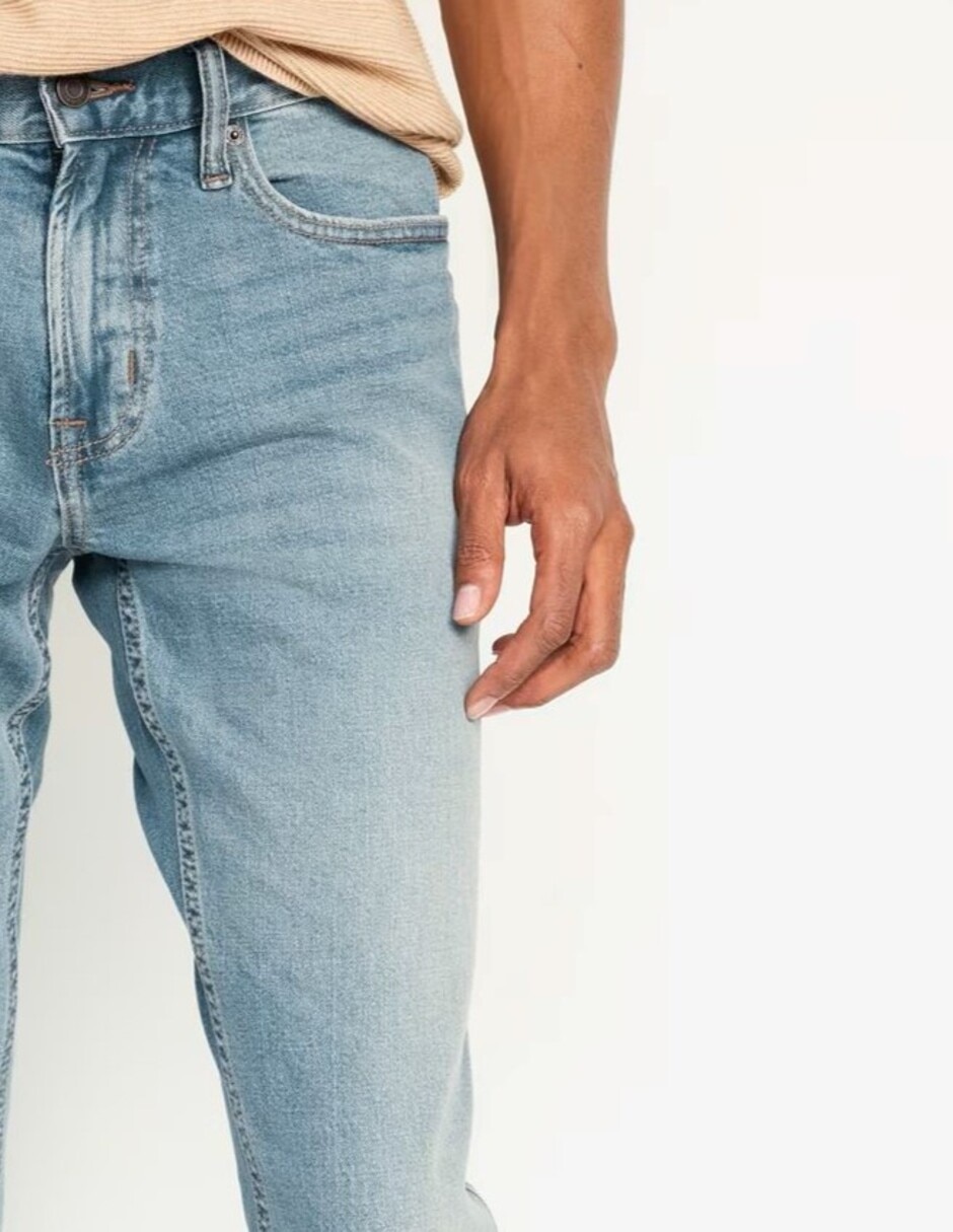 Jeans straight 220063-005 lavado claro para hombre 3