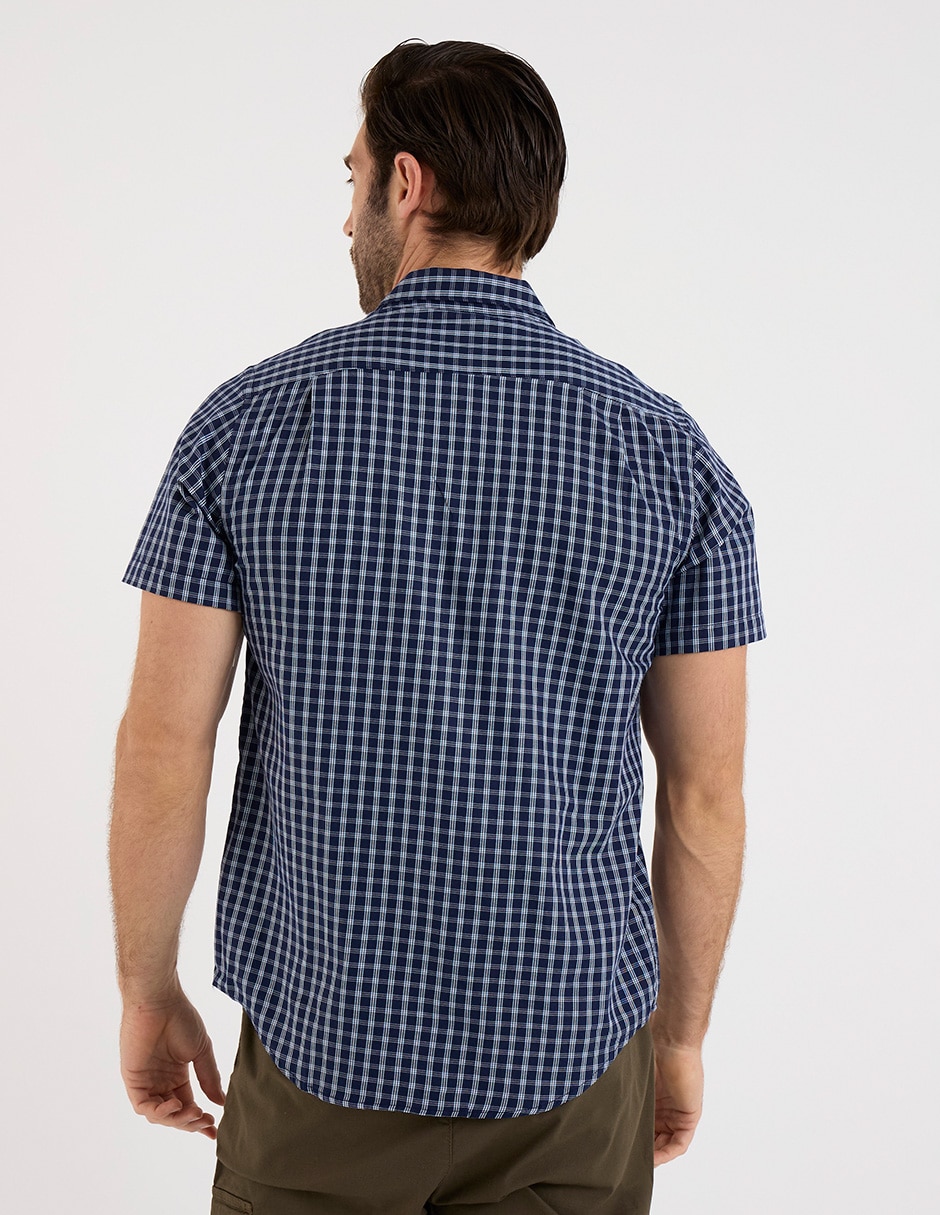 Camisa casual de algodón manga corta para hombre 2