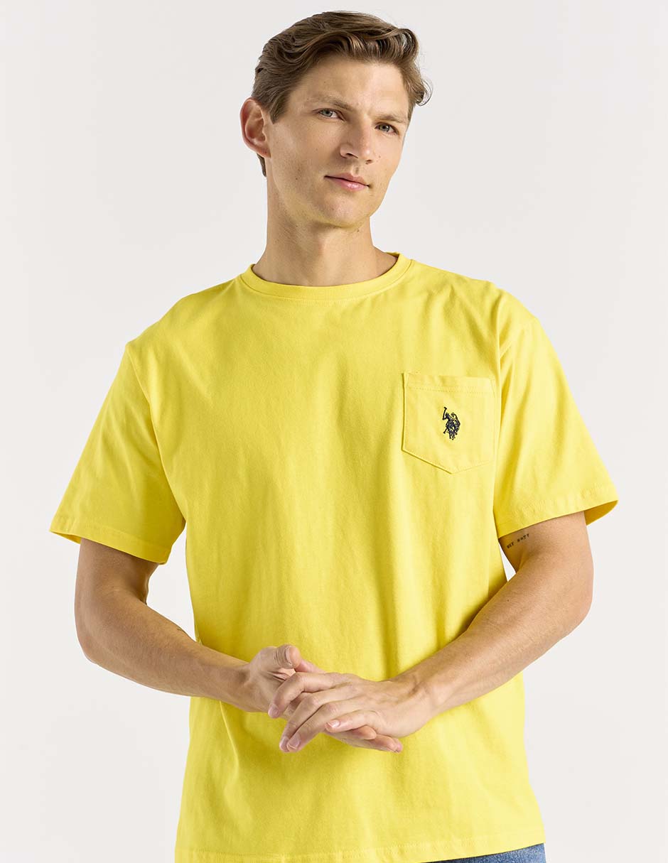Playera cuello redondo para hombre