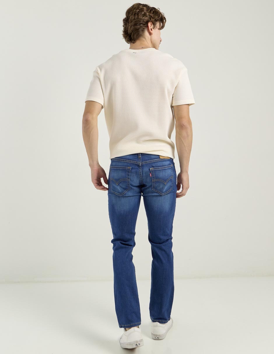 Jeans slim Levi's 04511-4602 deslavado para hombre 2