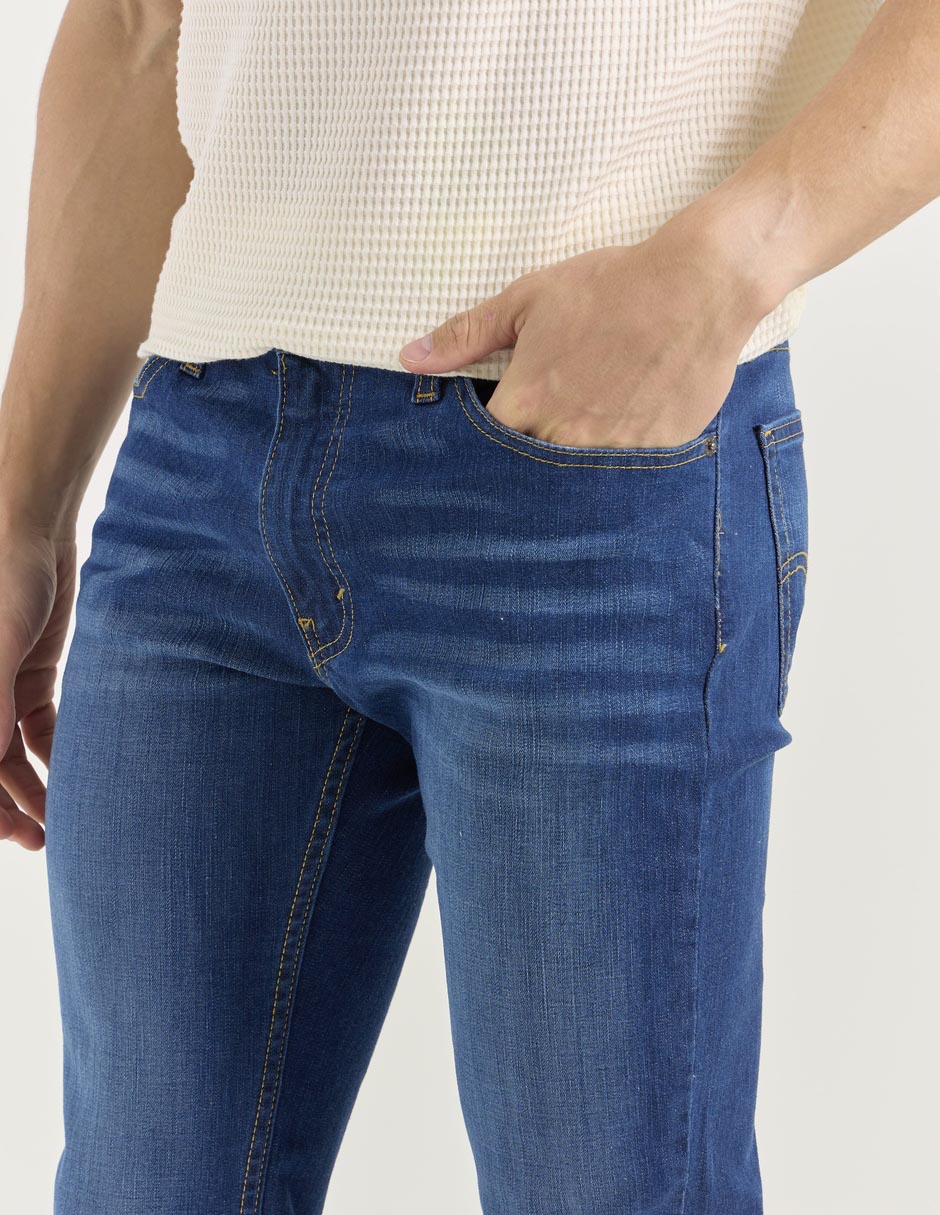 Jeans slim Levi's 04511-4602 deslavado para hombre 4