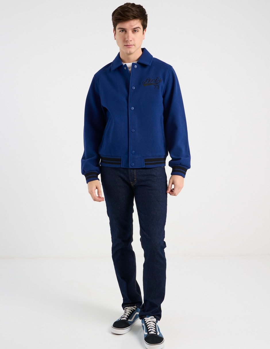 Jeans slim lavado obscuro para hombre 3