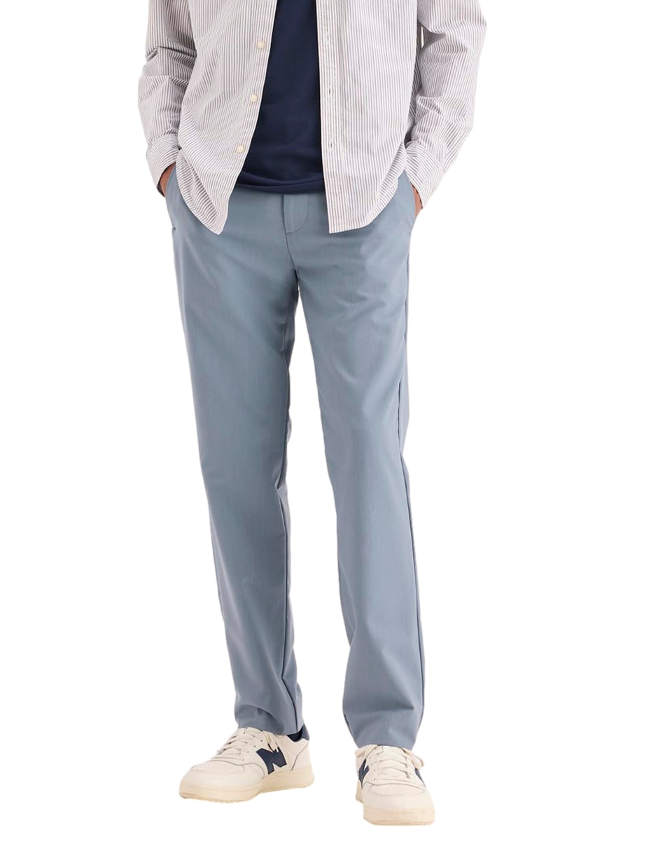Pantalón slim de algodón para hombre 2