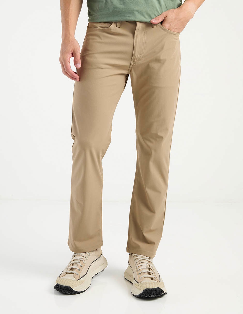 Pantalón casual straight de algodón para hombre Pantalón casual straight de algodón para hombre