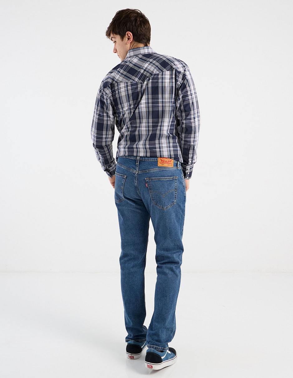 Jeans straight Levi's 514 lavado medio para hombre 2