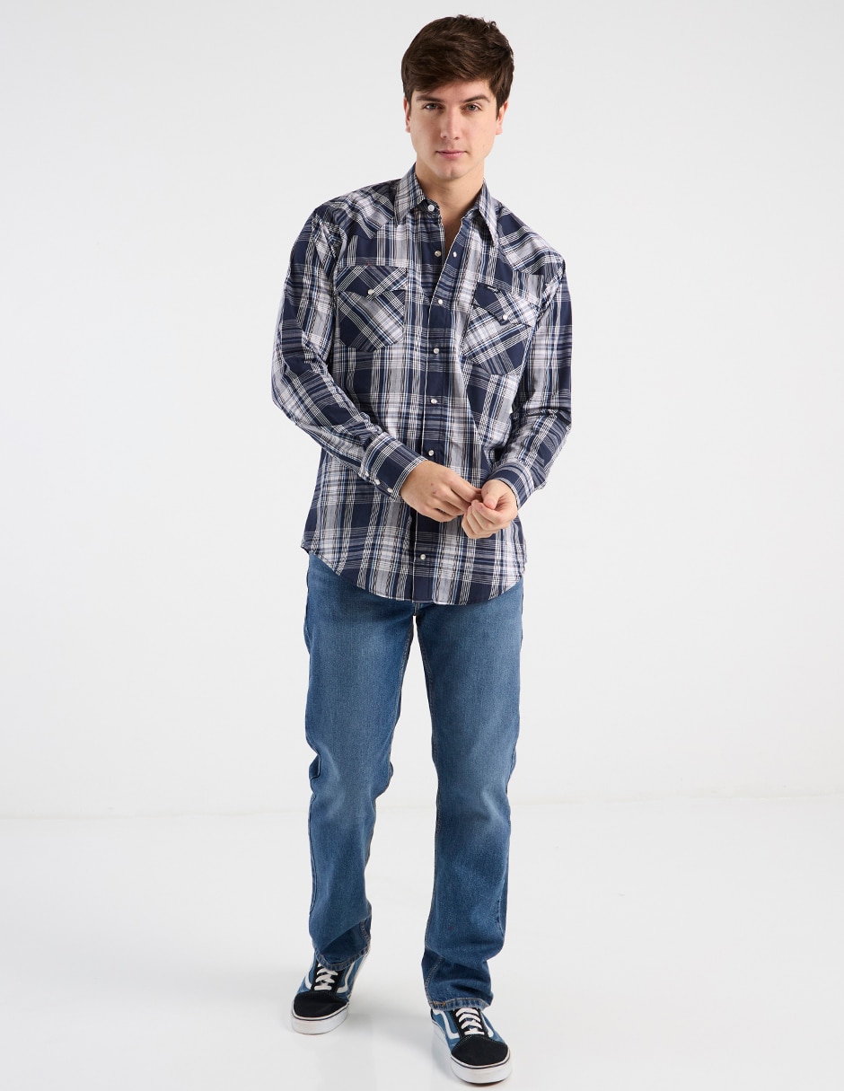 Jeans straight Levi's 514 lavado medio para hombre 3