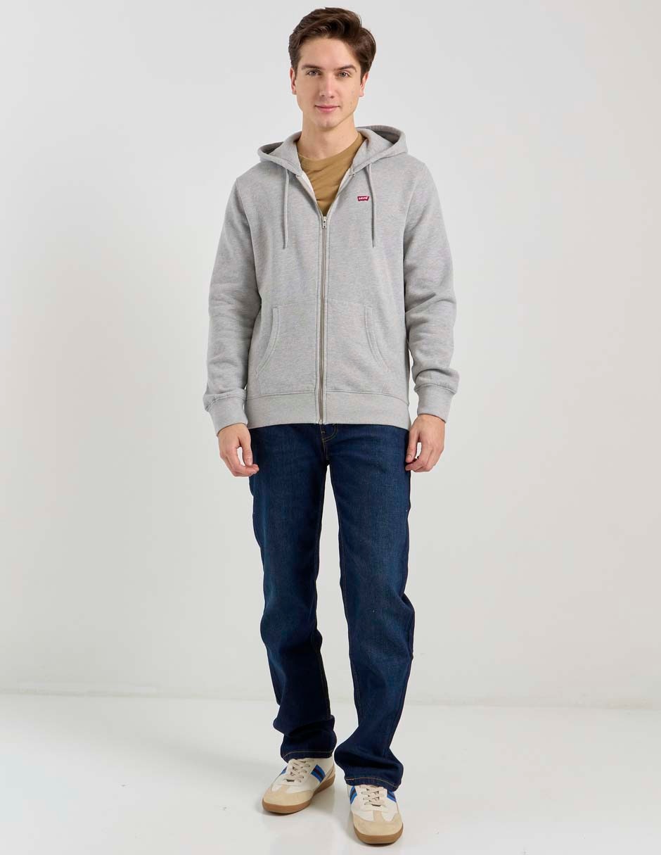 Jeans straight deslavado para hombre 3