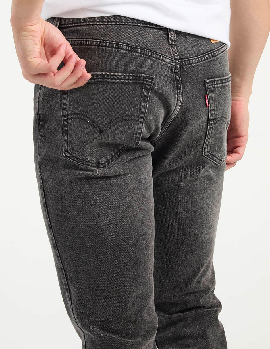 Jeans straight deslavado para hombre 5