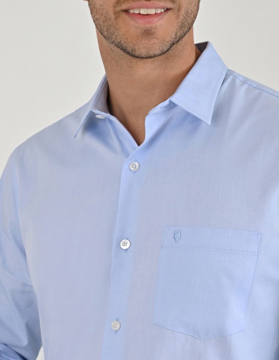Camisa casual de algodón manga larga para hombre 4