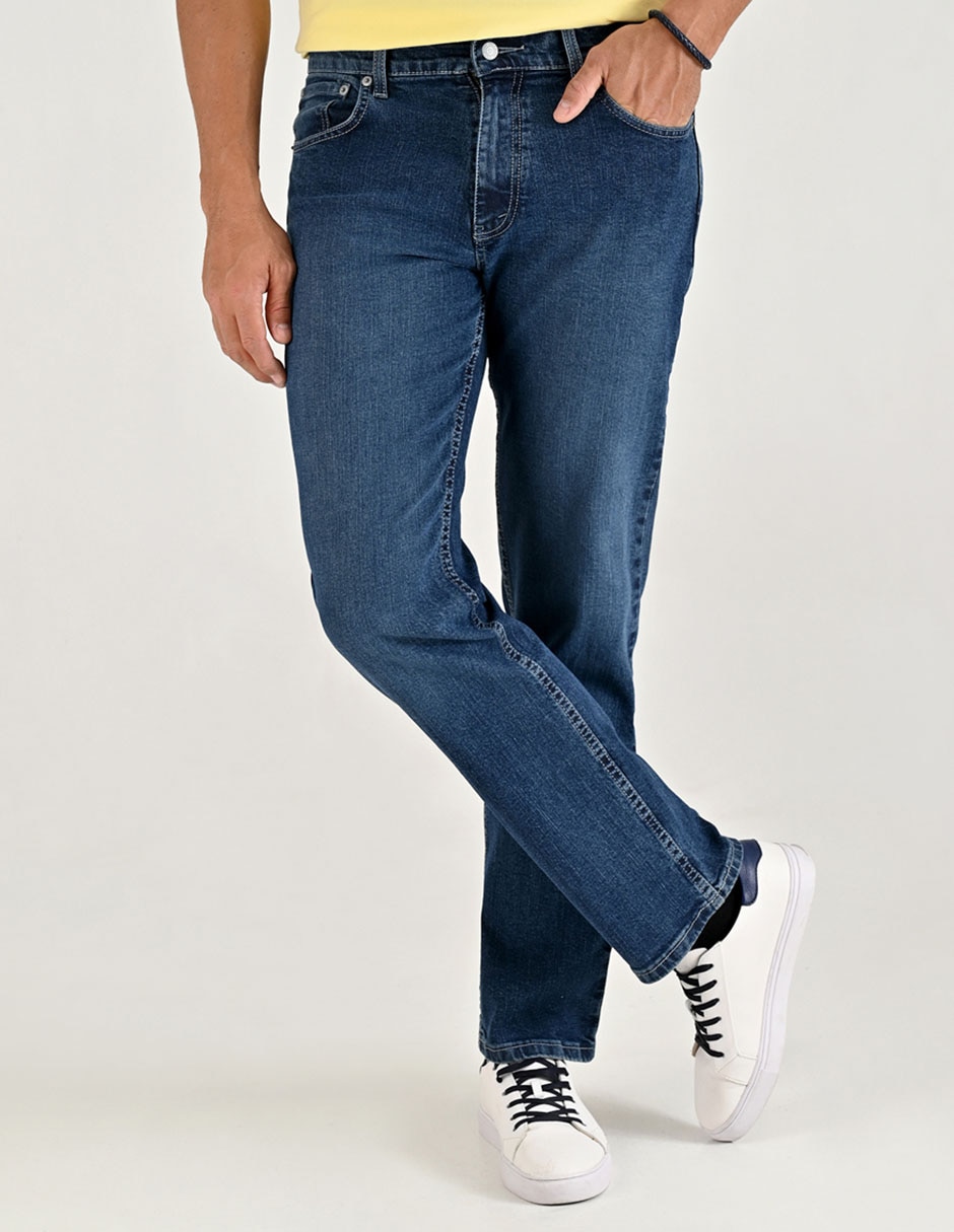 Jeans straight deslavado para hombre Jeans straight deslavado para hombre
