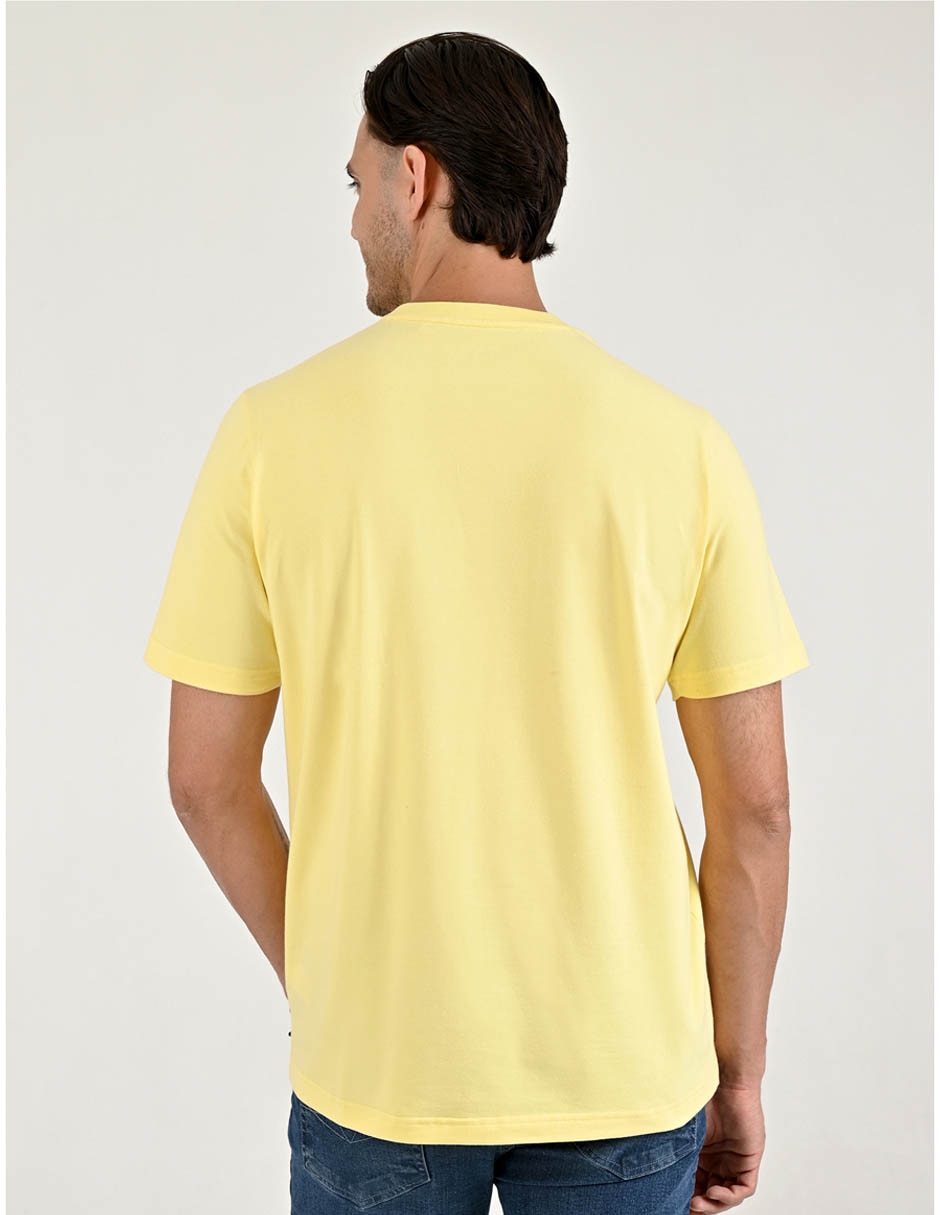 Playera Yale cuello redondo para hombre