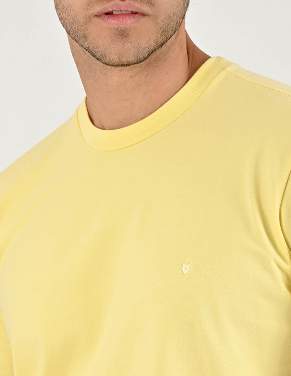 Playera Yale cuello redondo para hombre