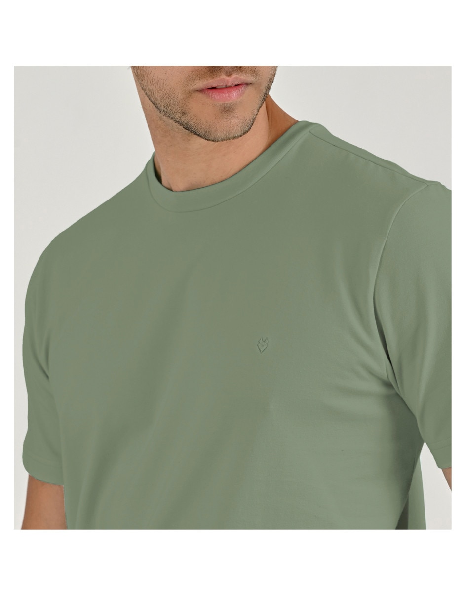 PLAYERA 042503Z946 YAL, M, VERDE OLIVO