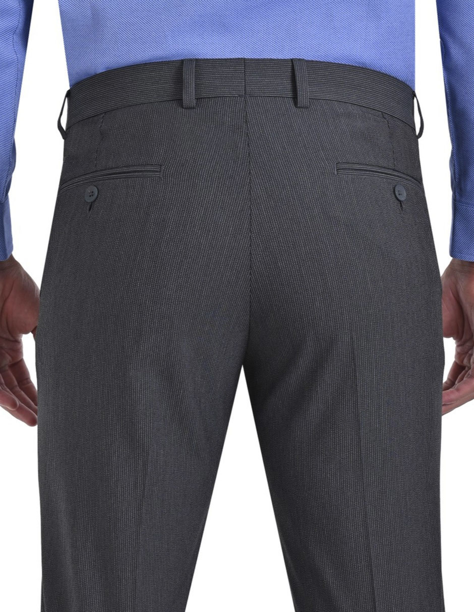 Pantalón de vestir slim de algodón para hombre 4