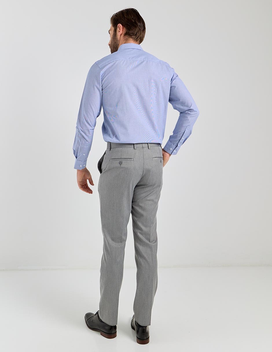Pantalón casual slim de algodón para hombre 2