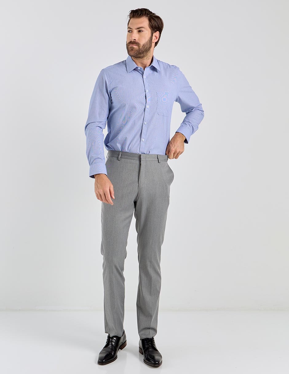 Pantalón casual slim de algodón para hombre 3
