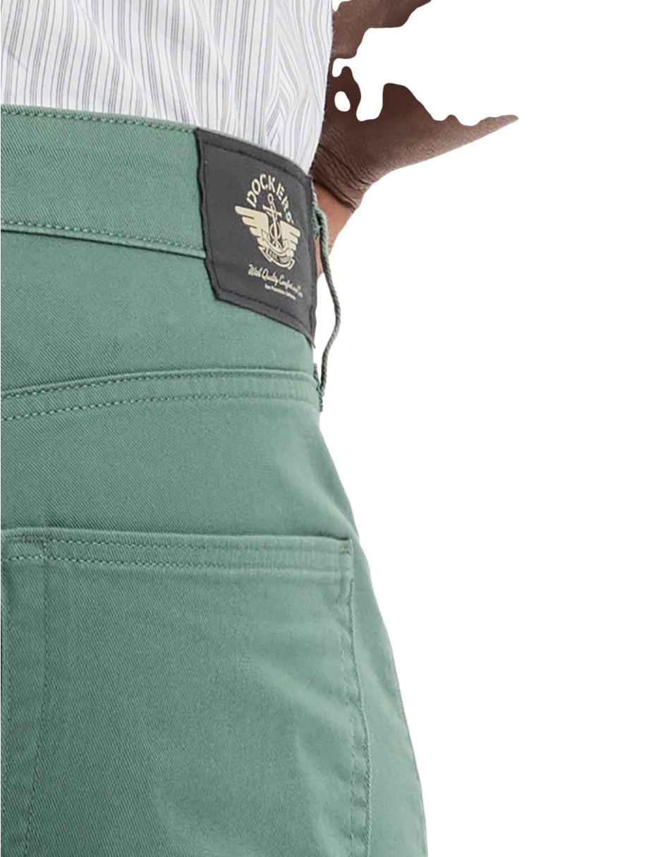 Pantalón recto de algodón para hombre 5