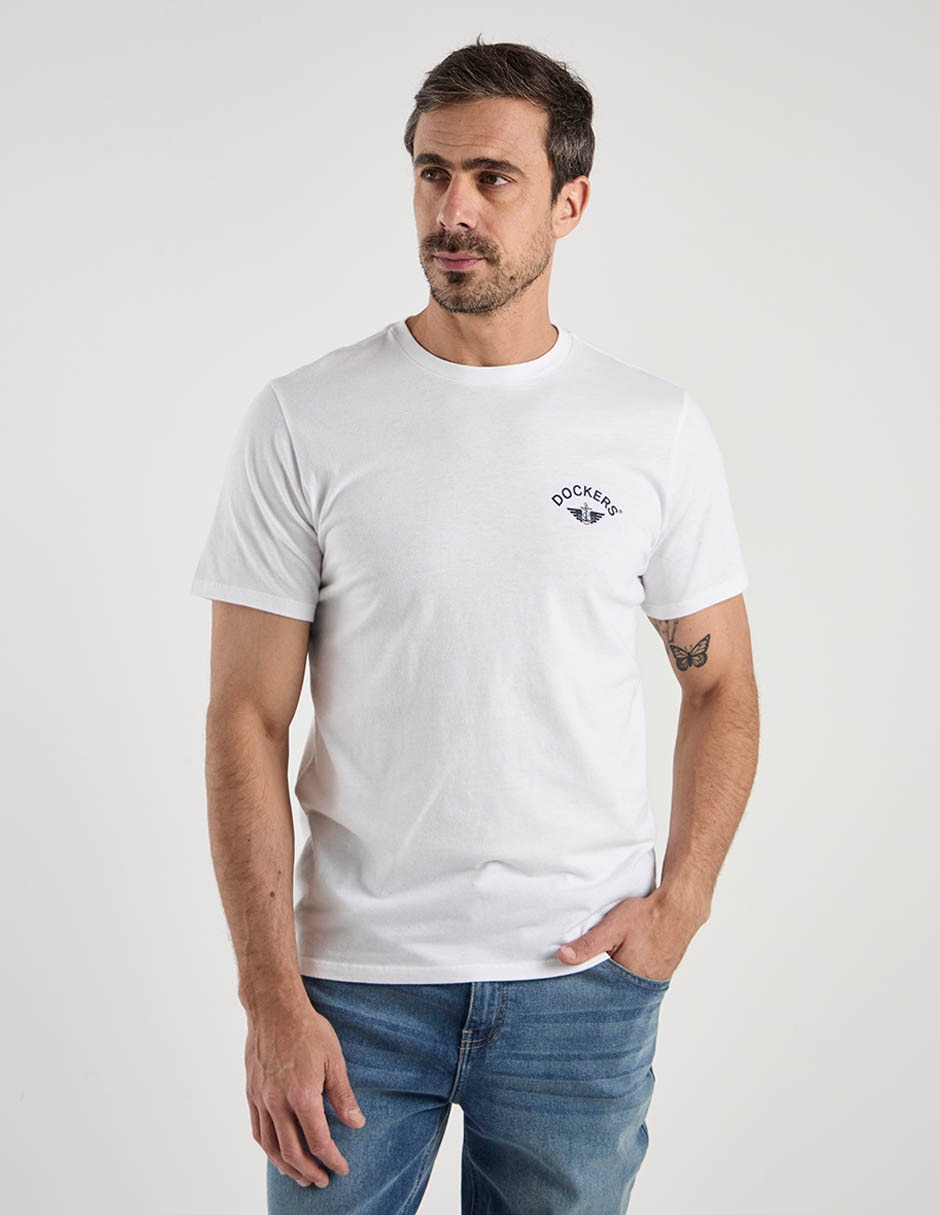Playera cuello redondo para hombre