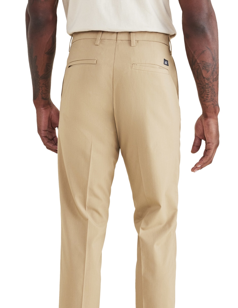 Pantalón de vestir chino slim de algodón para hombre 4