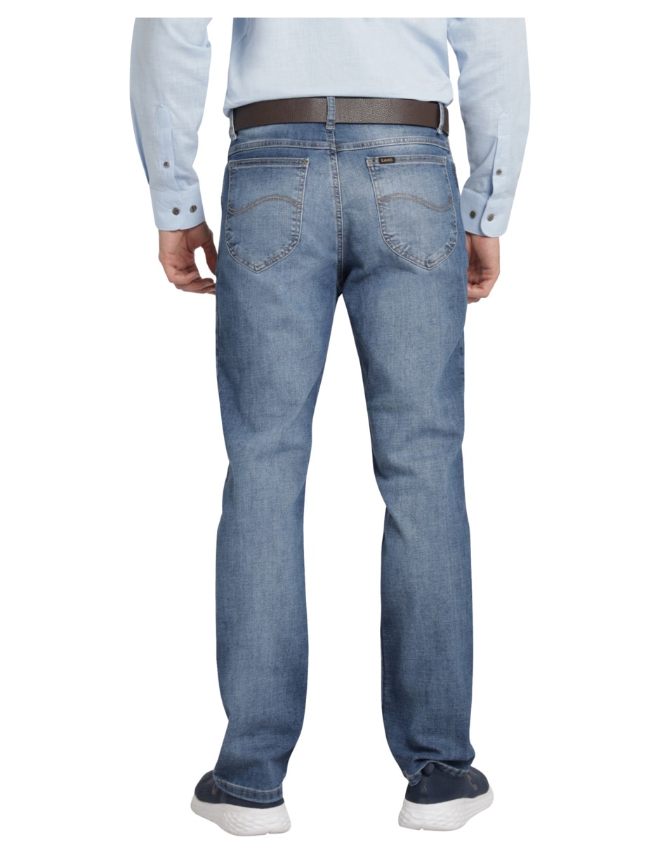 Jeans slim 112369570 lavado claro para hombre 2