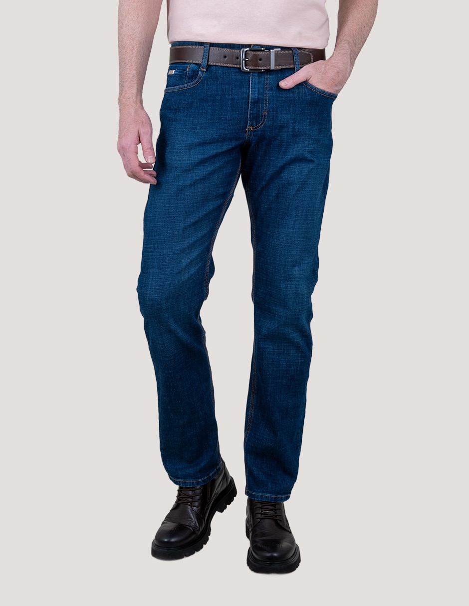 Jeans slim stone wash para hombre Jeans slim stone wash para hombre