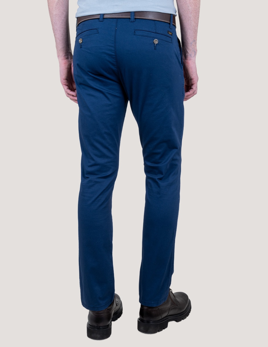 Pantalón slim de gabardina para hombre 3