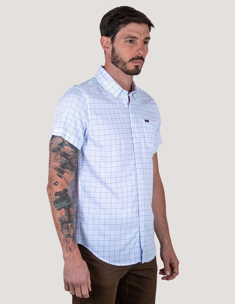 Camisa casual manga corta para hombre 2