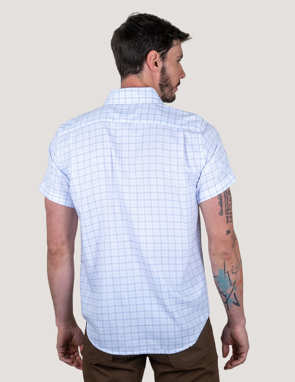 Camisa casual manga corta para hombre 3
