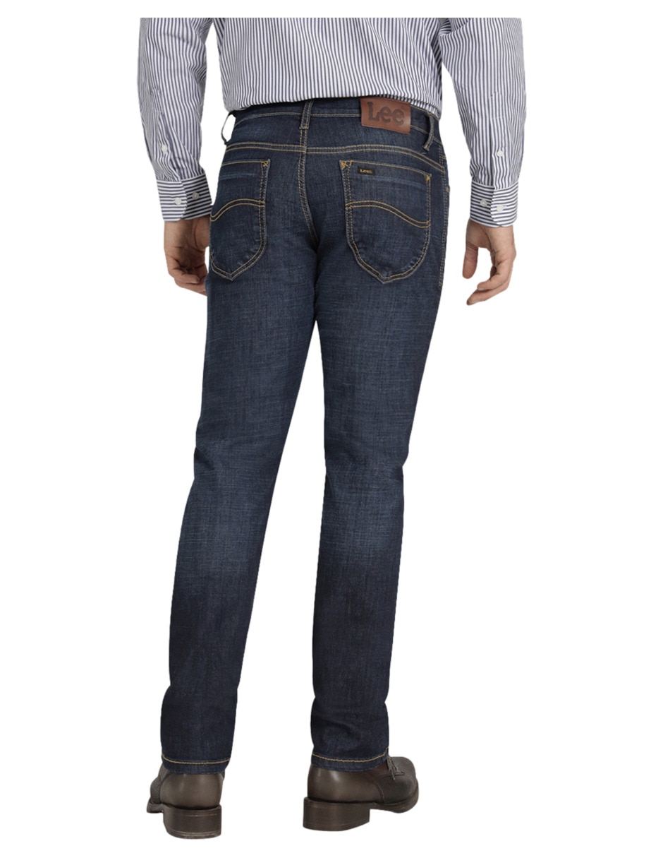 Jeans slim 112365956 lavado whisker para hombre 3