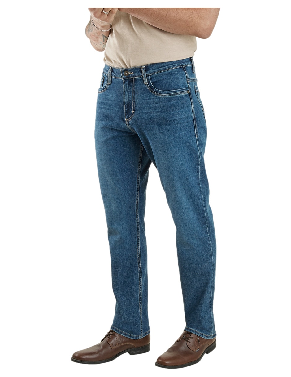 Jeans slim 112380173 lavado whisker para hombre 2