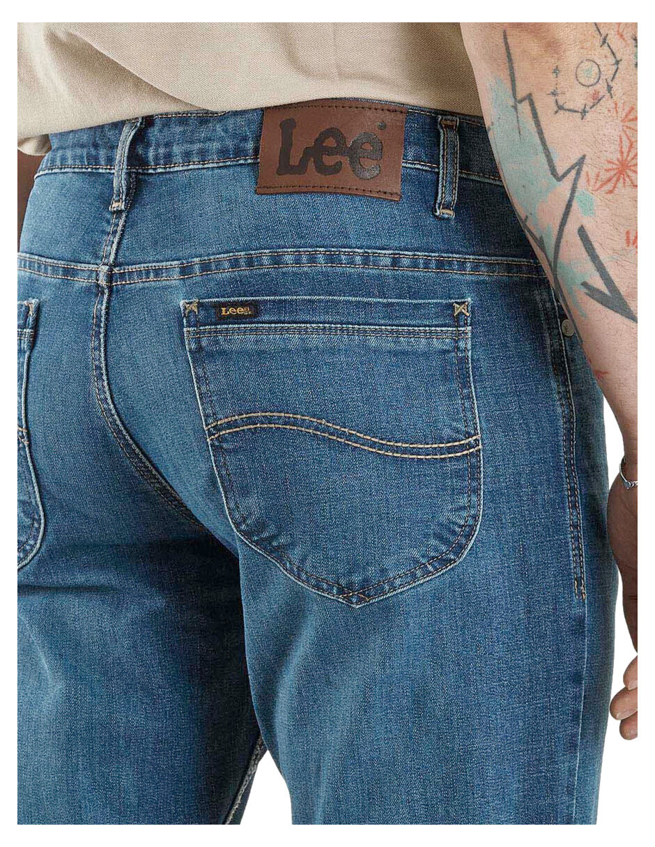 Jeans slim 112380173 lavado whisker para hombre 3