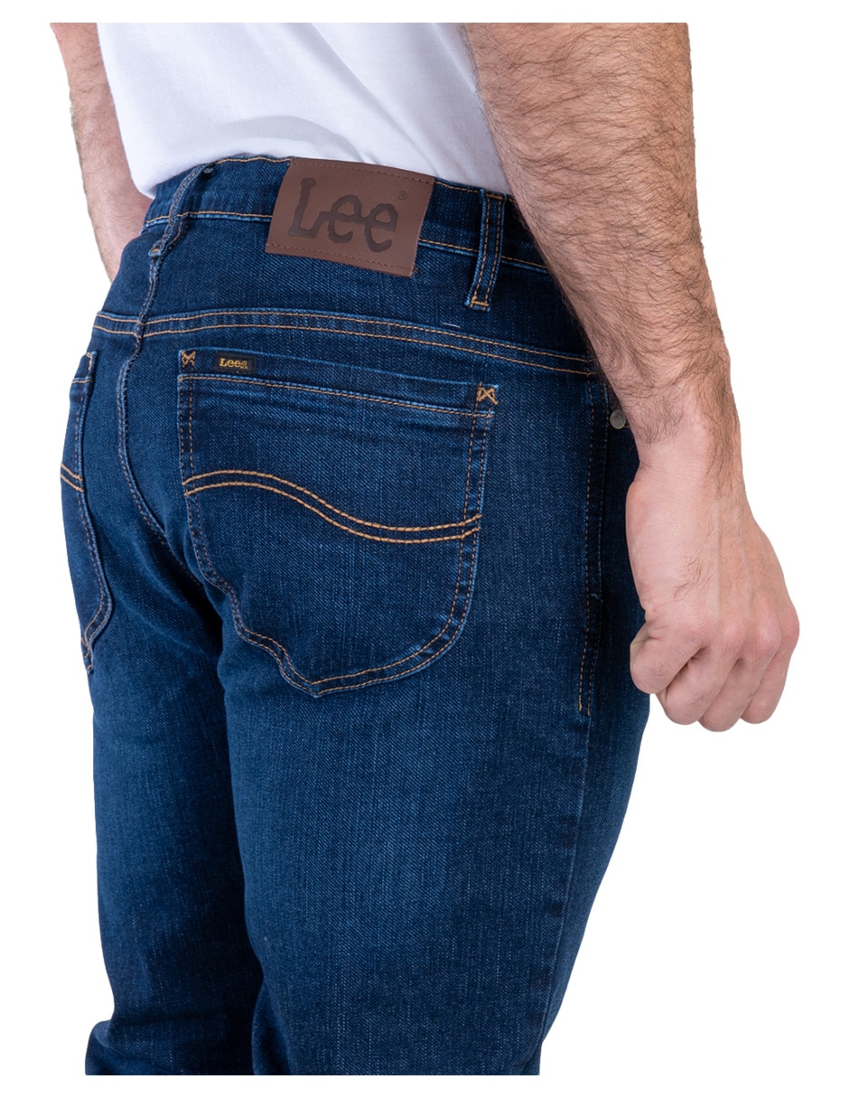 Jeans slim 112380167 lavado whisker para hombre 4