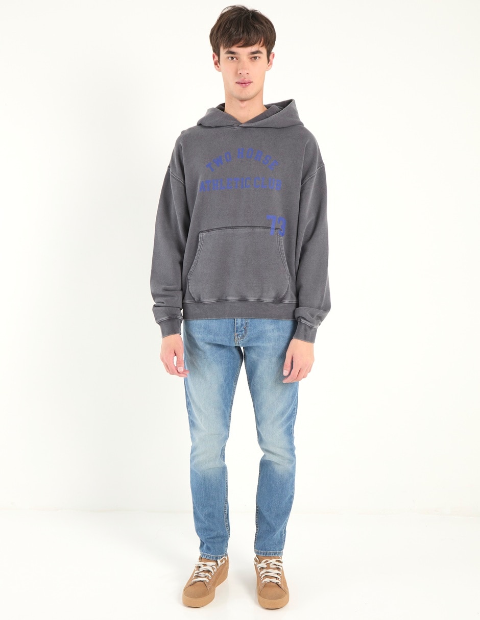 Jeans slim deslavado para hombre 2
