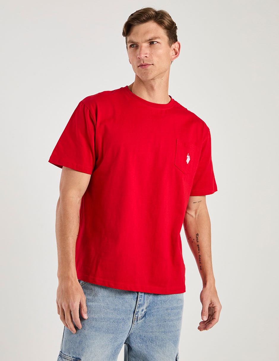 Playera cuello redondo para hombre