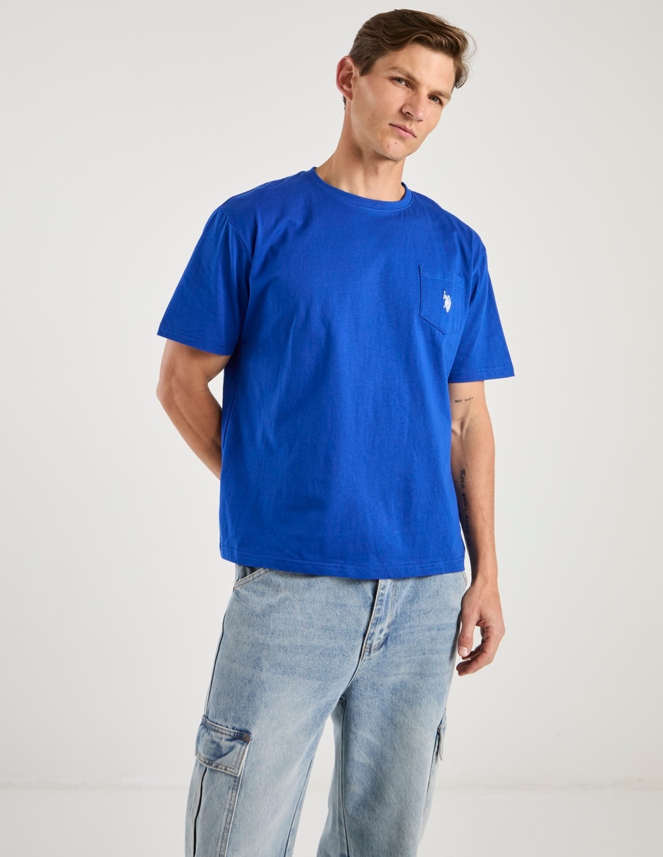 PLAYERA USJTM-8800SB U, CH, AZUL ROYAL