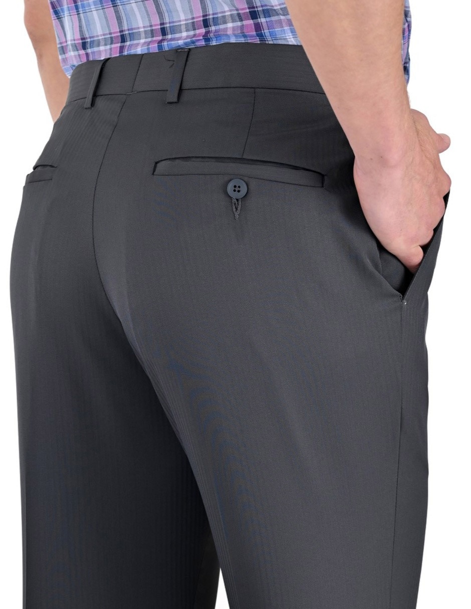 Pantalón de vestir regular para hombre 4