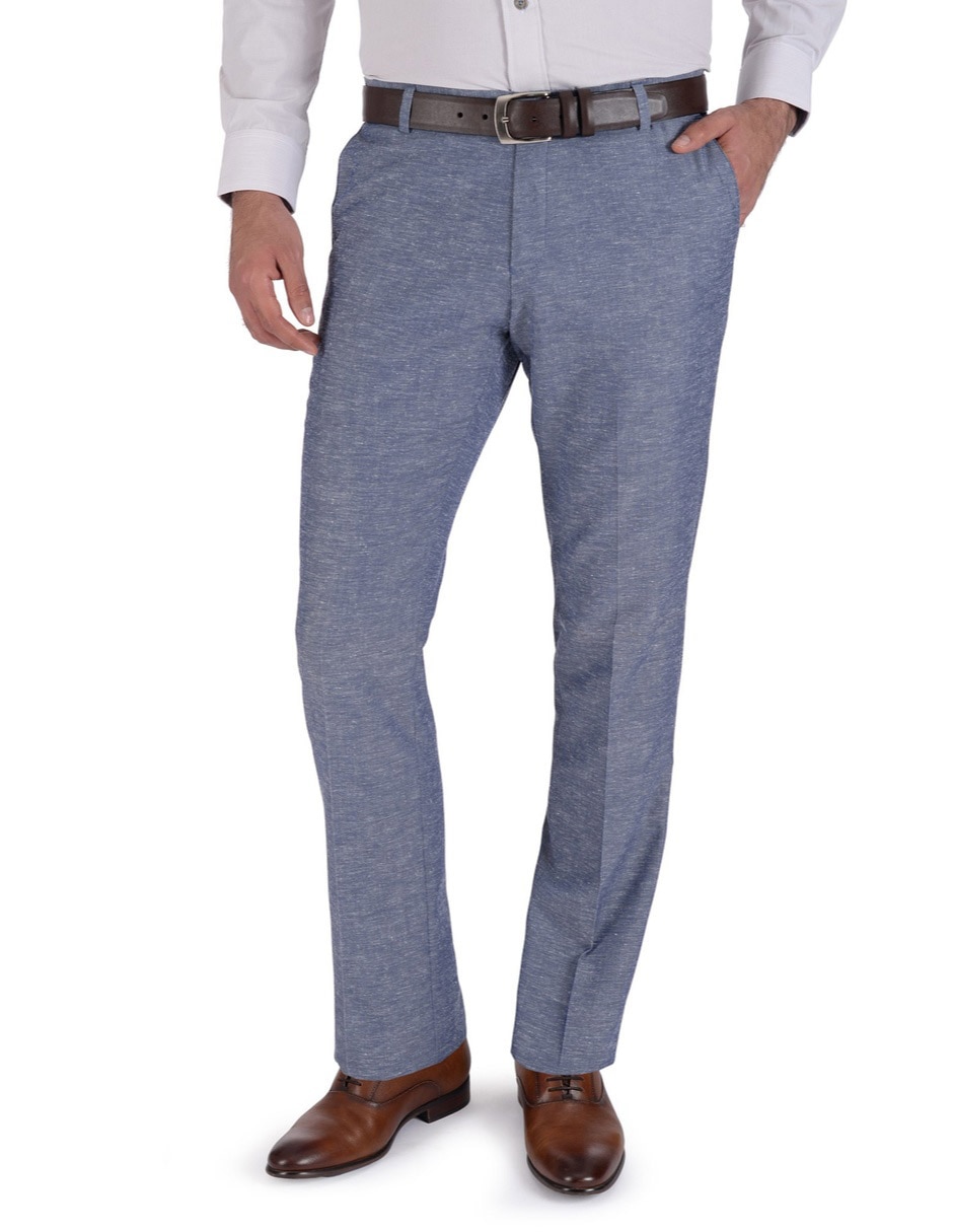 Pantalón business casual chino slim para hombre