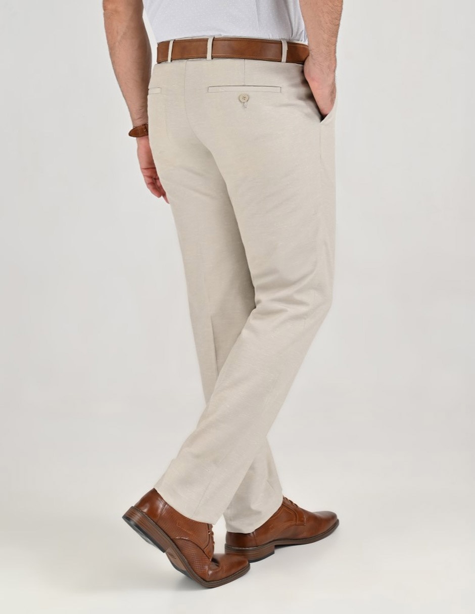 Pantalón business casual chino slim para hombre 2