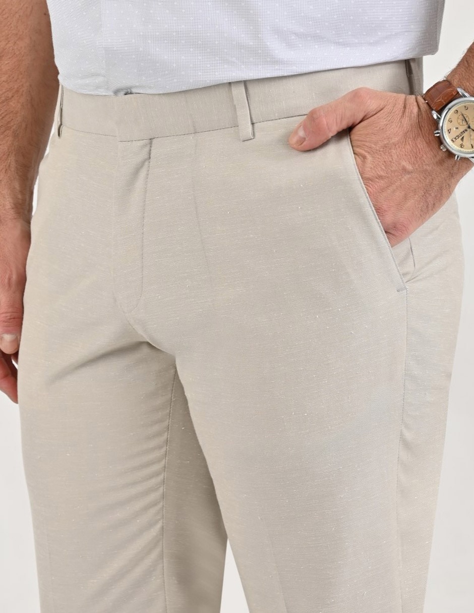 Pantalón business casual chino slim para hombre 3