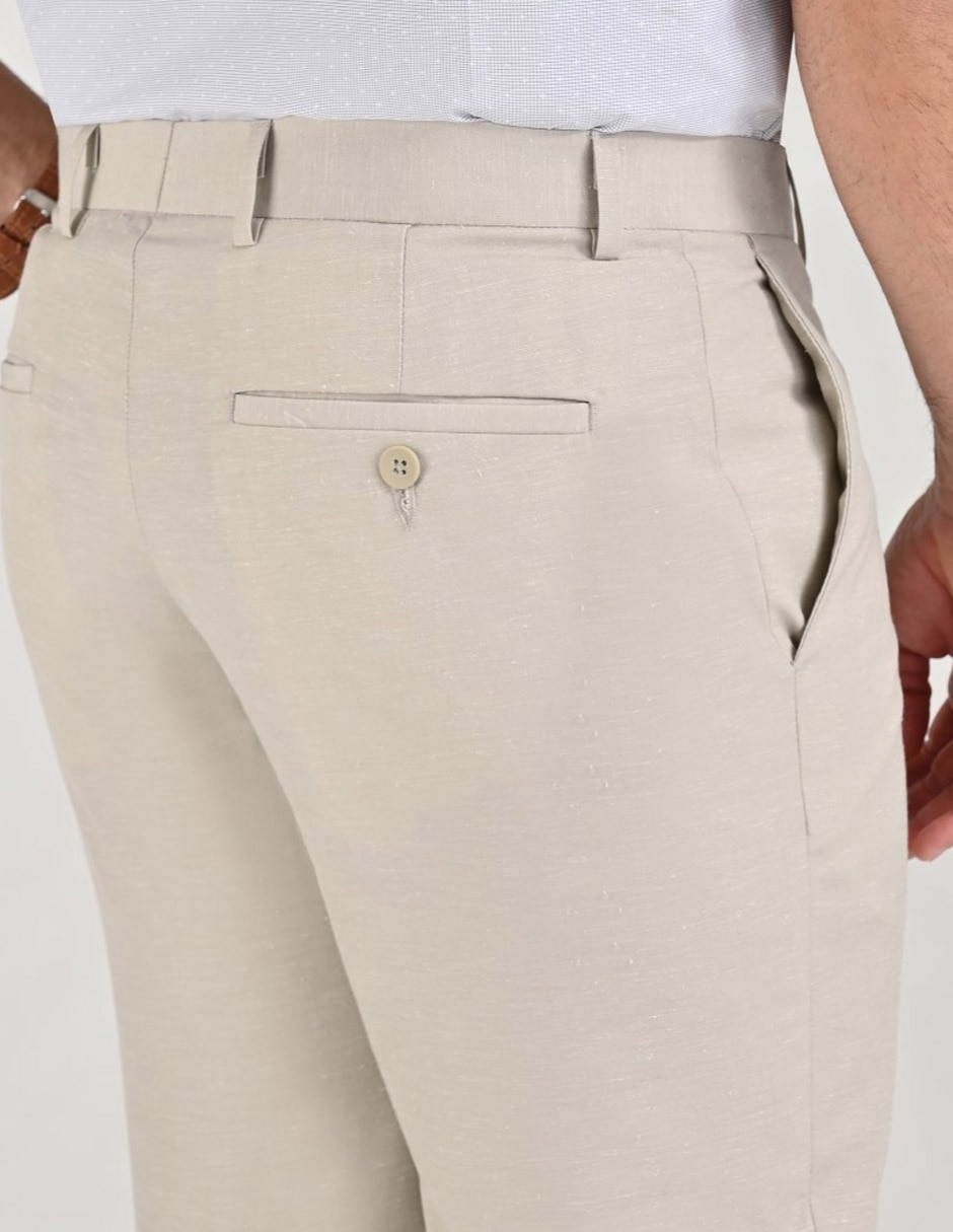 Pantalón business casual chino slim para hombre 4