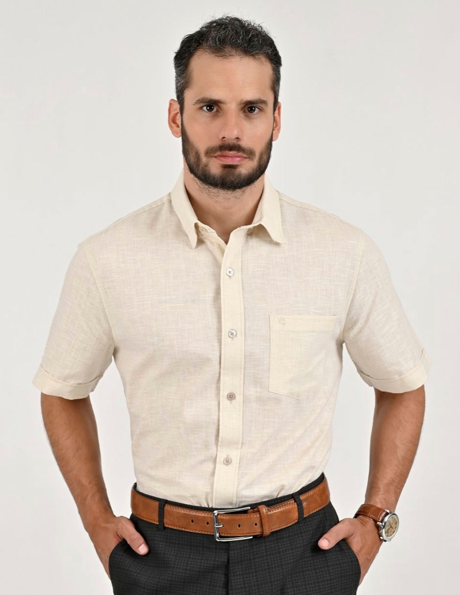 Camisa casual manga corta para hombre Camisa casual manga corta para hombre