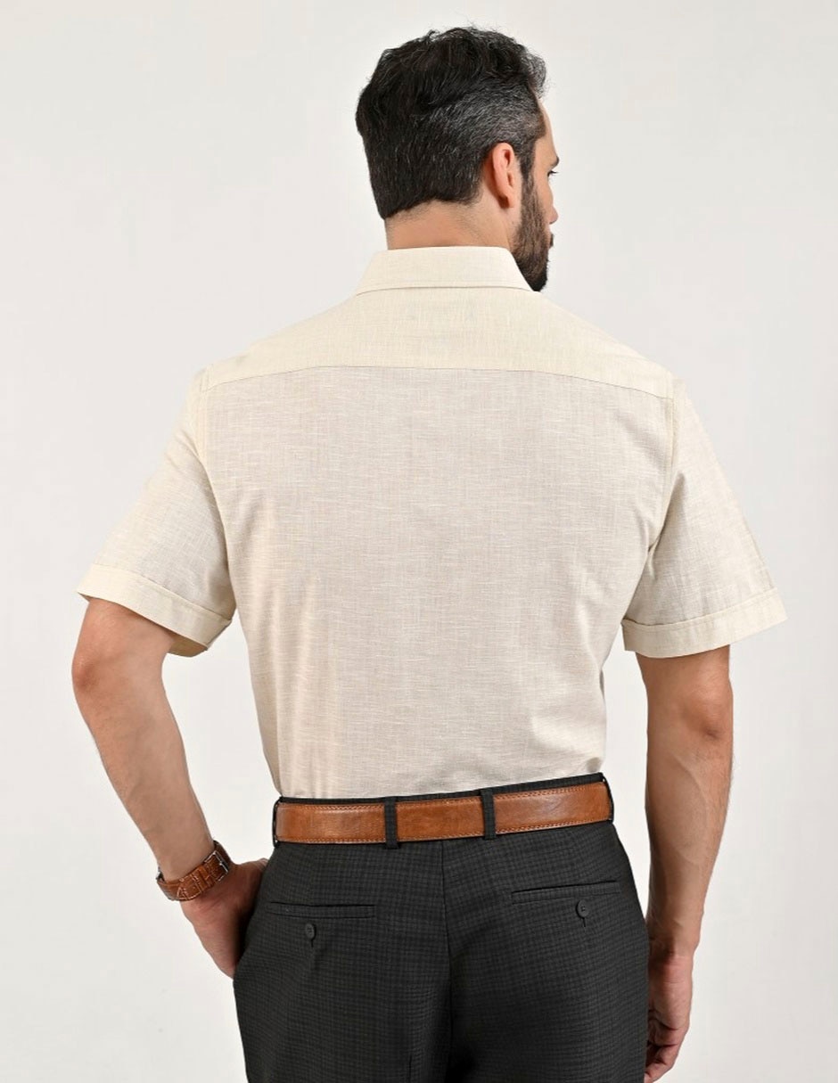 Camisa manga corta Yale para hombre