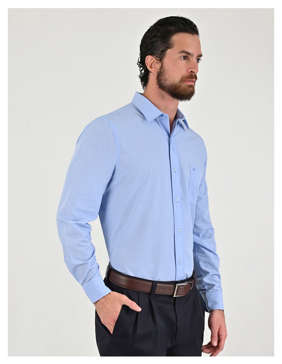 Camisa casual de manga larga para hombre 2