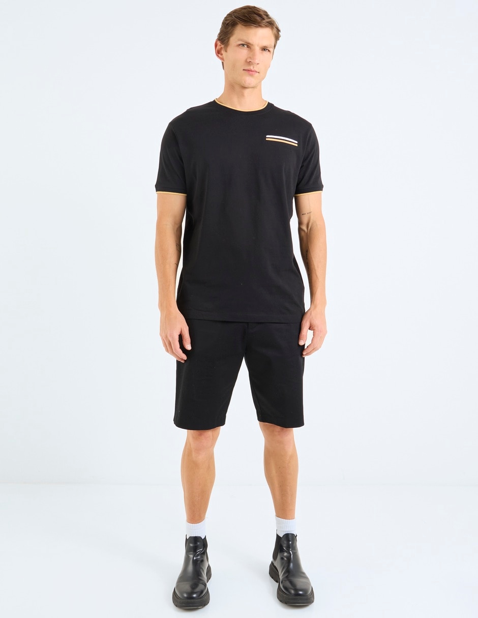 PLAYERA 7661012 POINT ZERO, M, NEGRO
