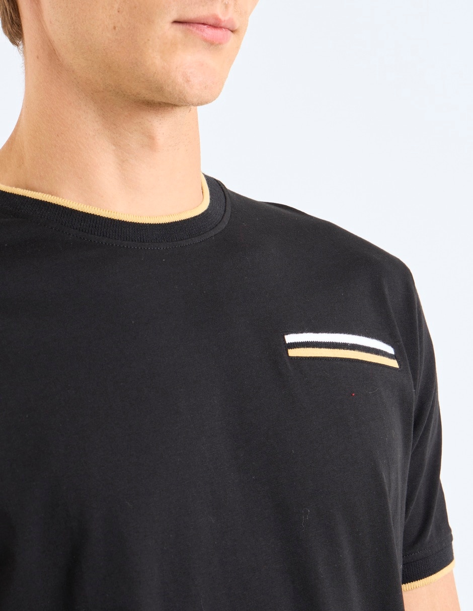 PLAYERA 7661012 POINT ZERO, M, NEGRO