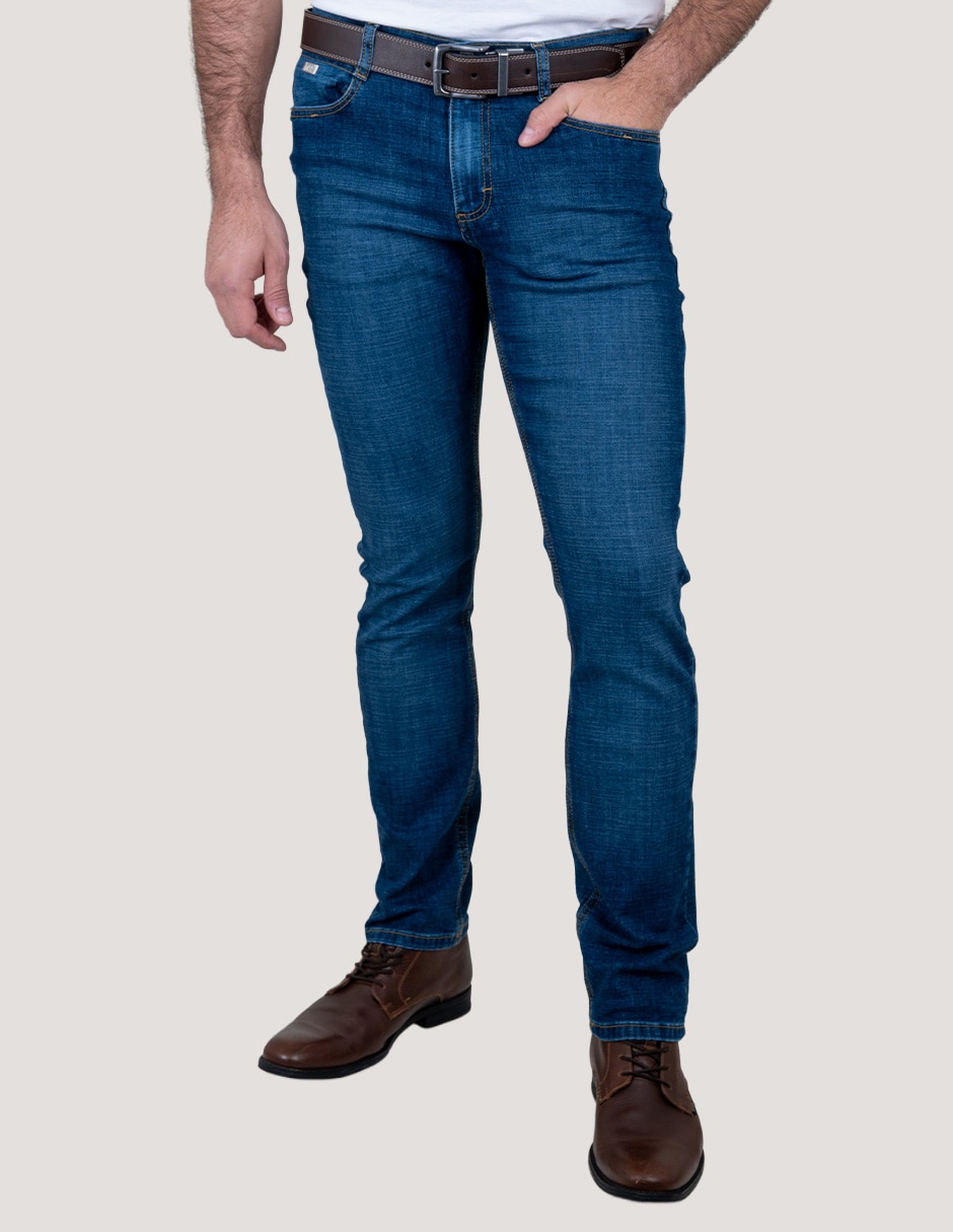 Jeans slim Quality Genuine lavado whisker para hombre Jeans slim Quality Genuine lavado whisker para hombre